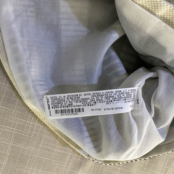 NWOT Zara skirt in cream and black. Women’s size M - Picture 6 of 13